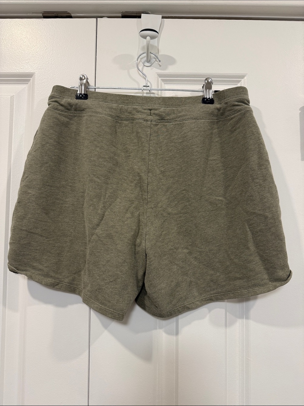 Everyday Drawstring Athletic Shorts in Olive - Picture 3 of 3